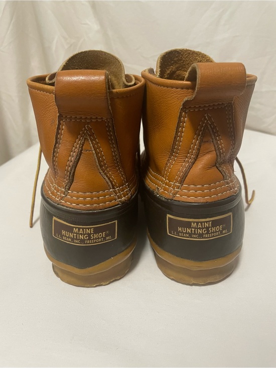 Vintage 1970s L.L. Bean Men’s Two-Tone Brown Waterproof Duck Boots main image 5